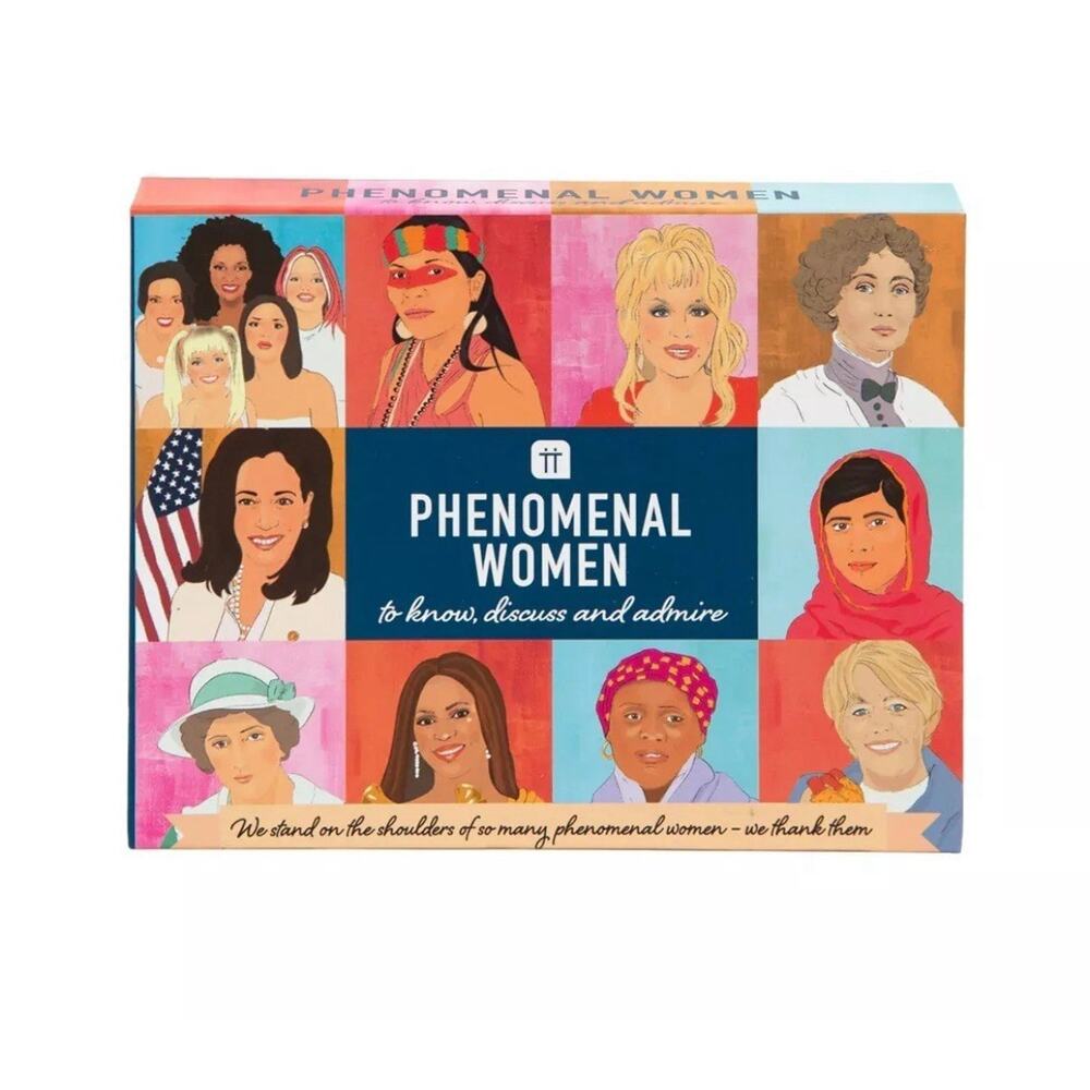 TALKING TABLES Phenomenal Women Discussion Card Game NWB